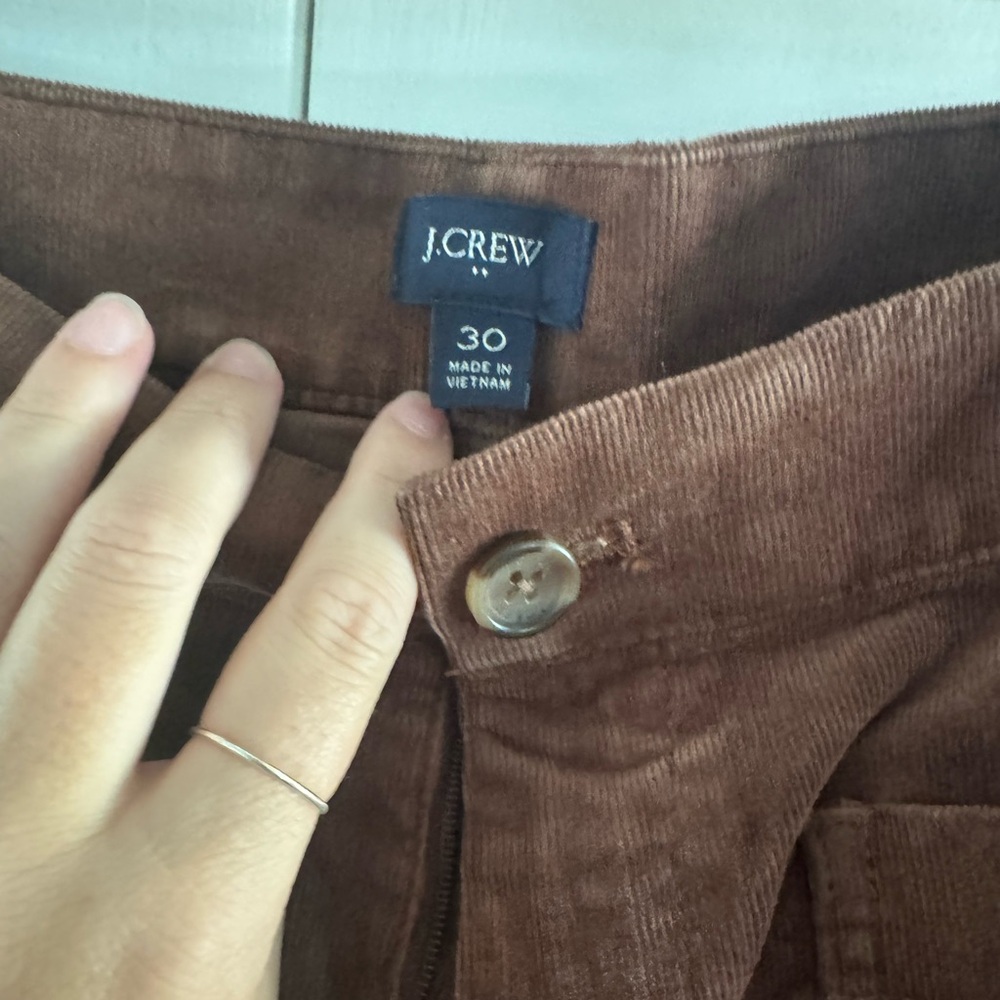 J. Crew Brown Corduroy Pants - Picture 2 of 3
